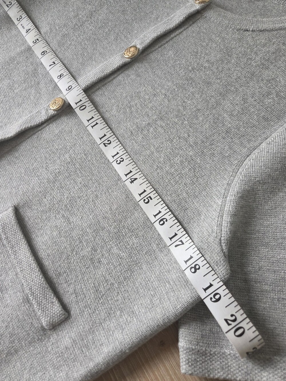 Abercrombie & Fitch Gray Luxeloft Short Sleeve Cardigan Womens Size Medium - Picture 6 of 8